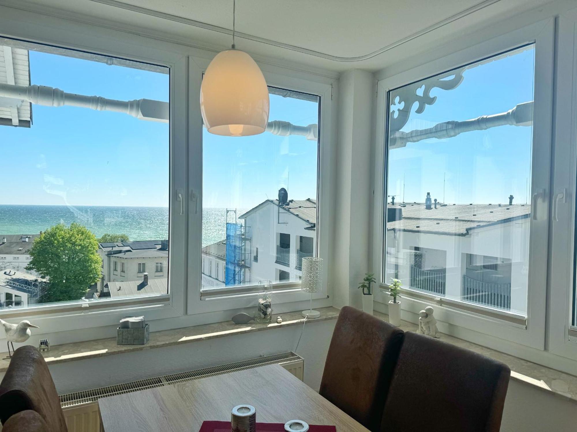 Villa Seeblick - Ferienwohnung 407 ザスニッツ エクステリア 写真