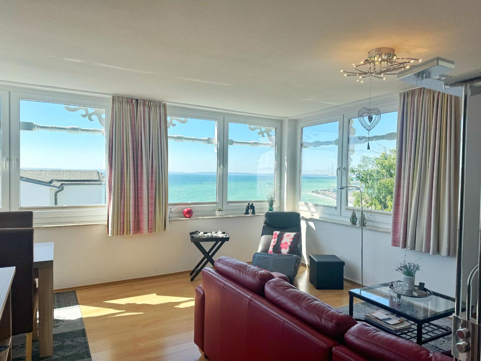 Villa Seeblick - Ferienwohnung 407 ザスニッツ エクステリア 写真