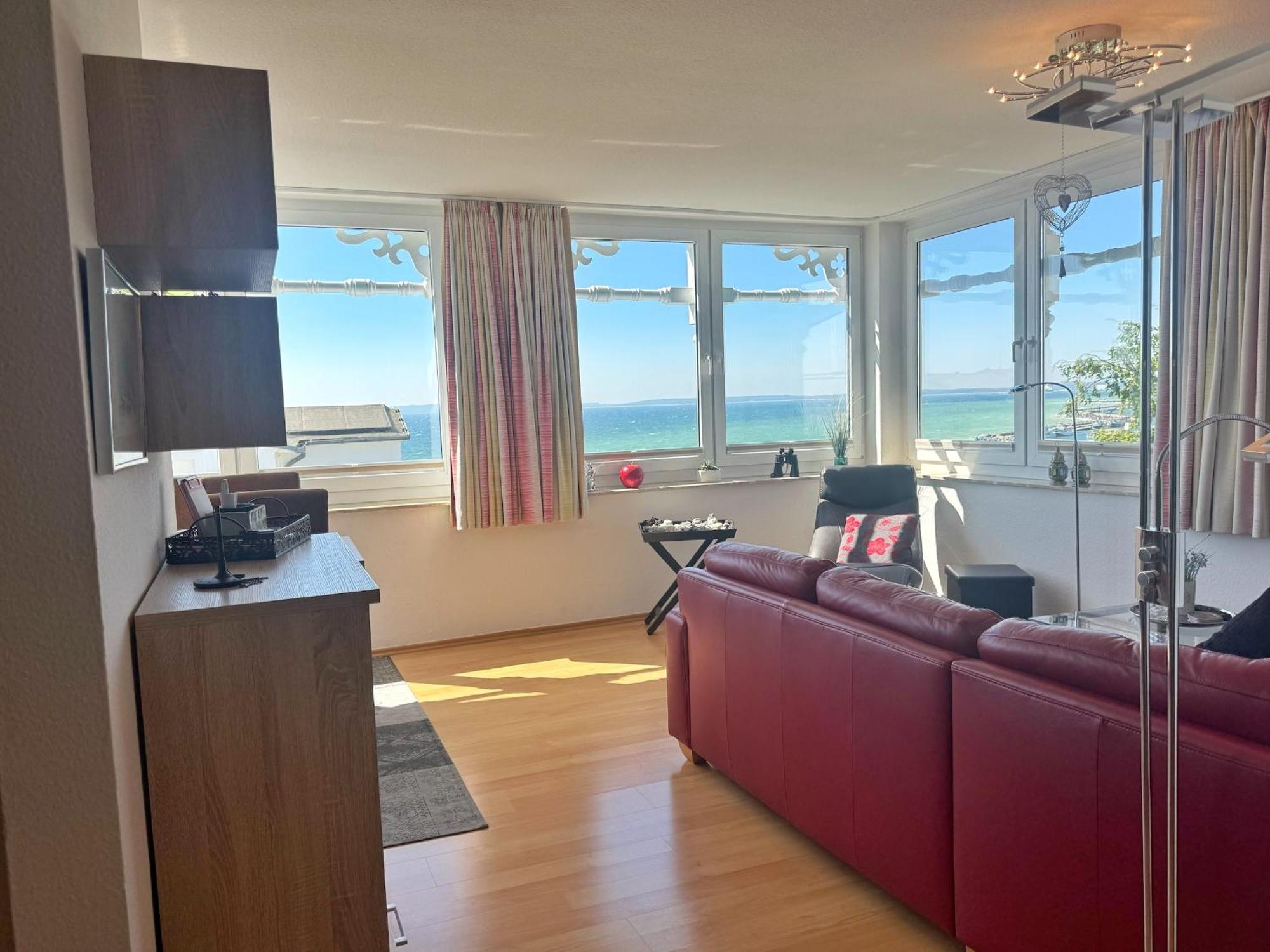 Villa Seeblick - Ferienwohnung 407 ザスニッツ エクステリア 写真