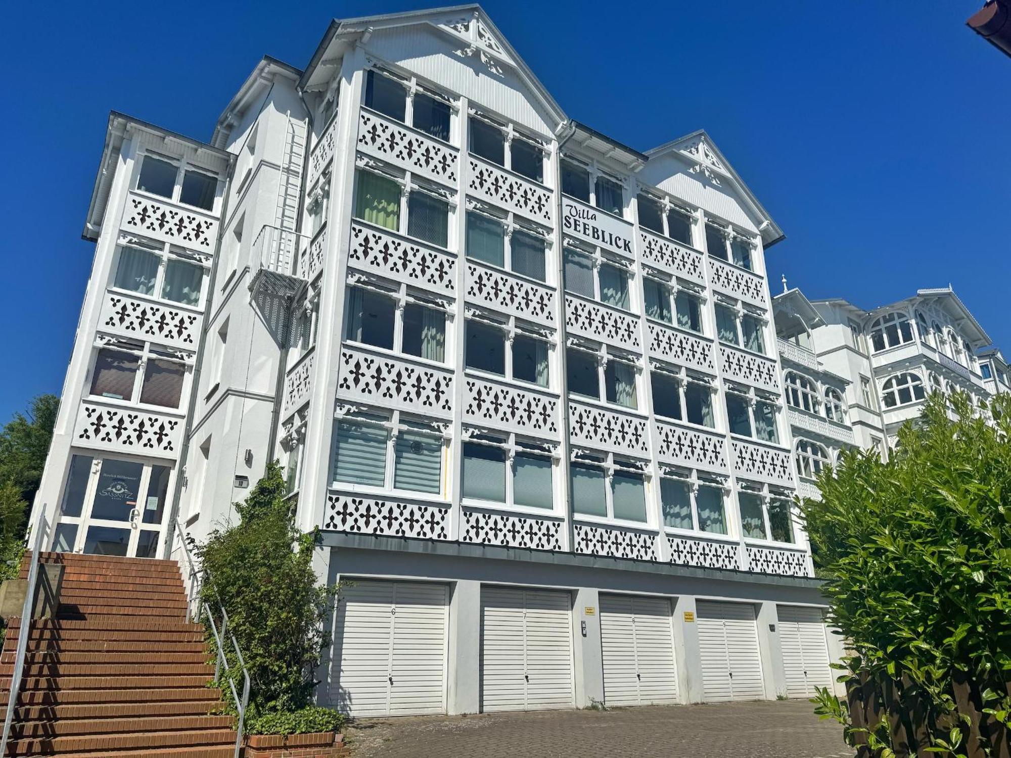 Villa Seeblick - Ferienwohnung 407 ザスニッツ エクステリア 写真